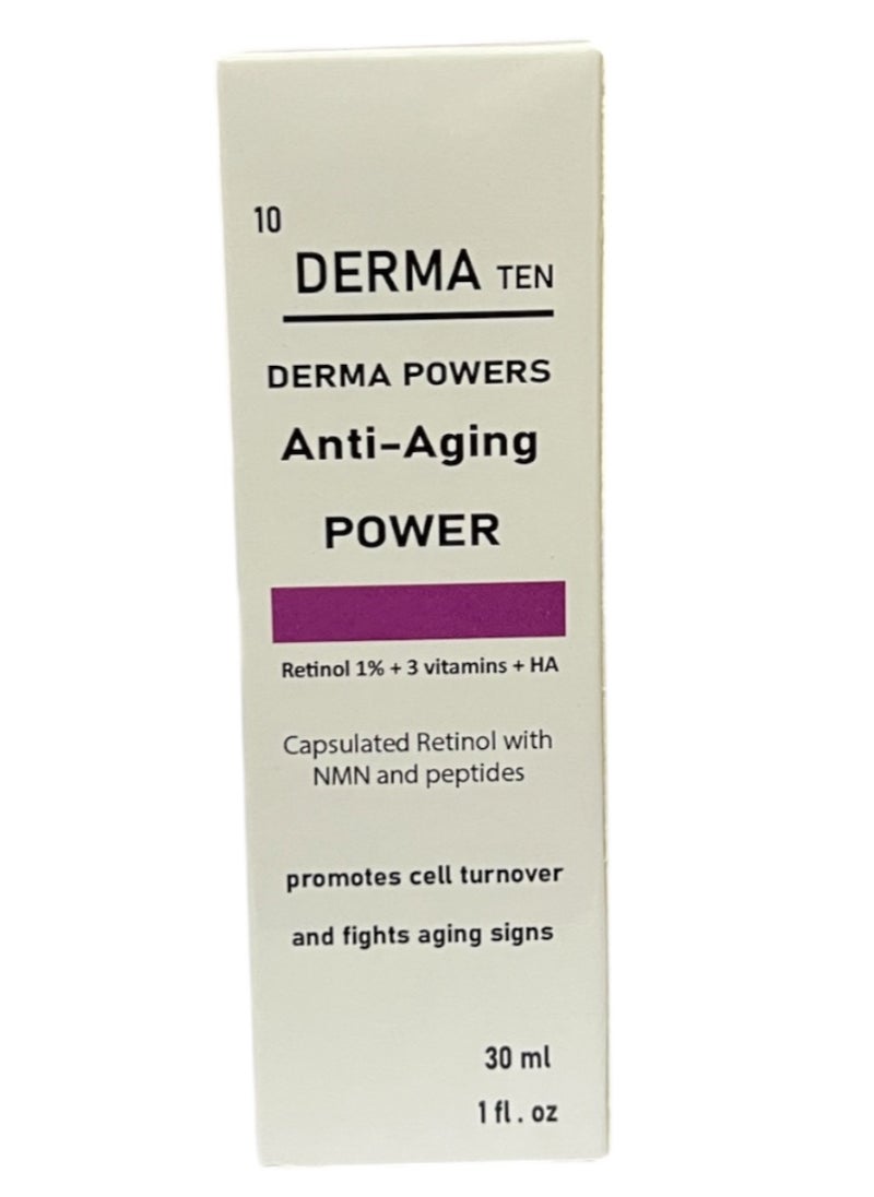 DERMA TEN - Retinol Derma Ten Anti Aging Power Serum - Image 1