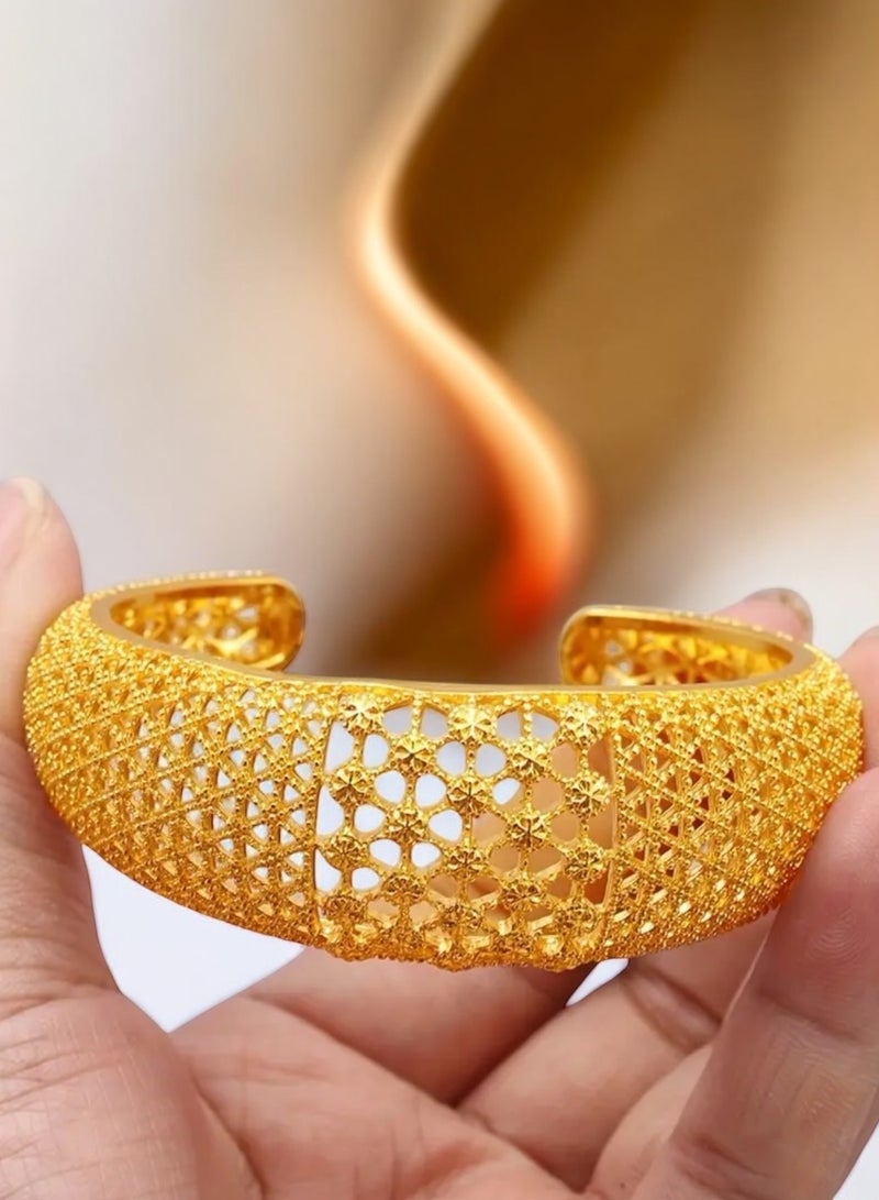 GOLDMAX 24K Gold Plated Bangle For Women - Image 1