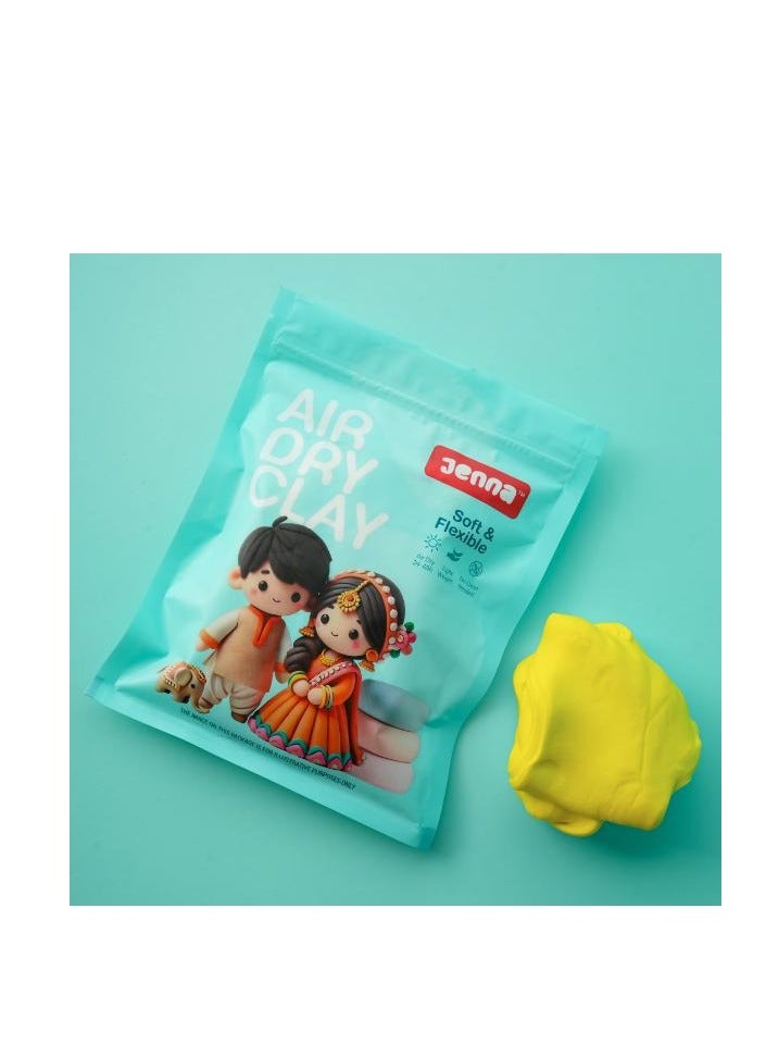 Jenna Air Dry Clay – Yellow 300g