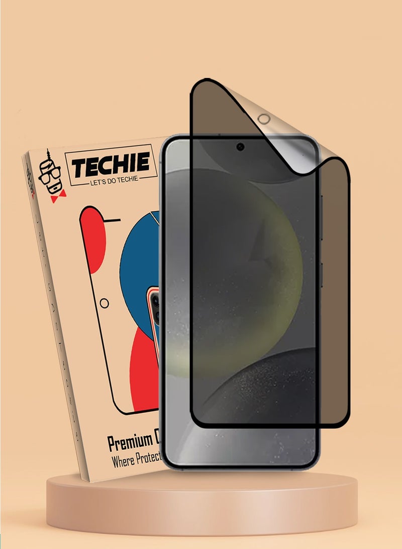 Techie حماية شاشة كاملة مضادة للانفجار بلمسة مات من السيراميك للخصوصية لجهاز سامسونج جالاكسي S24 بلس 2024 - Image 1