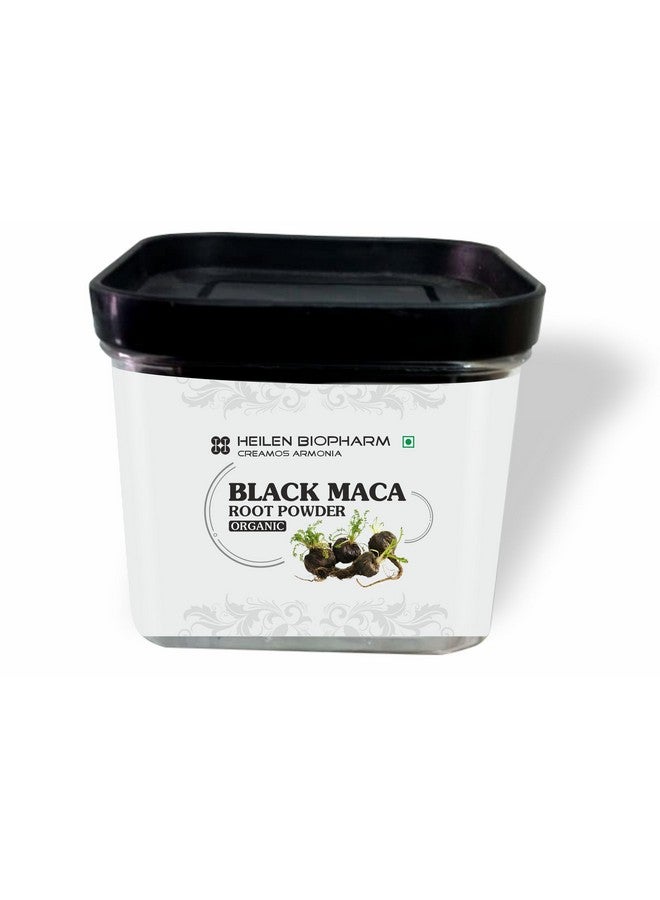 Heilen Biopharm Heilen Biopharm Peruvian Black Maca Root Powder 100 g Pack of 1, For Energy Boost  - Image 1