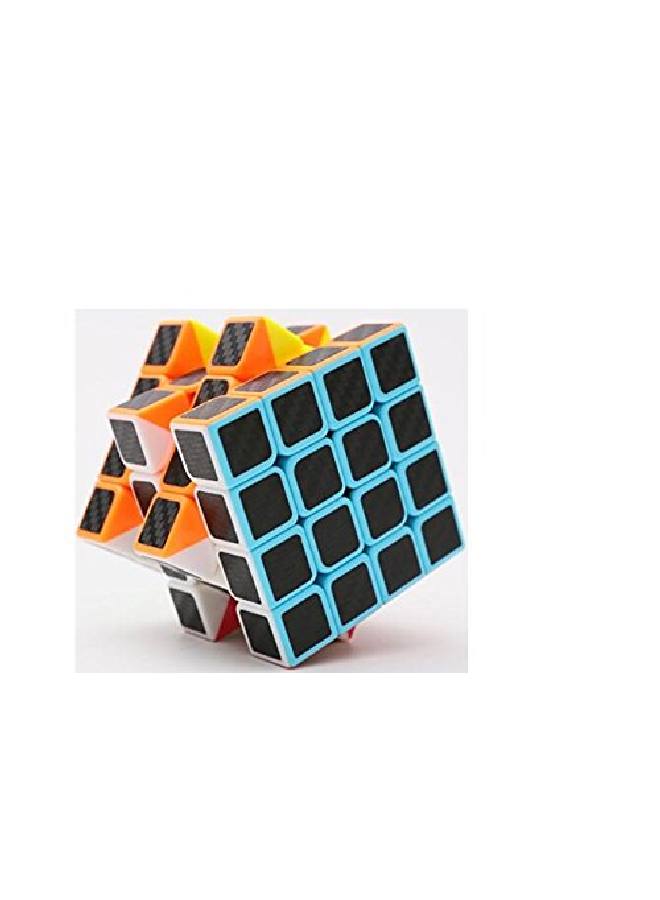 CuberSpeed حزمة Speedcubing من ألياف الكربون 4X4 5X5 مجموعة مكعبات السرعة بدون لاصق مكعب سرعة مشرق من ألياف الكربون ملصق ألغاز المكعب السحري السلس - Image 5