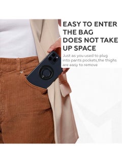 AMROAH Magnetic Metal Phone Ring Grip Holder for MagSafe, Magnetic Phone Grip Stand Holder Removable Adjustable for Finger Compatible Cell Phone Apple iPhone 16 15 14 13 12 11 Pro Max Samsung Galaxy Xiaomi Me  - Image 4