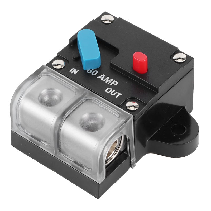 12‑24V Circuit Breaker Trolling Motor Auto Car Marine Boat Bike Stereo Audio Inline Fuse Holders Inverter60A - Image 1