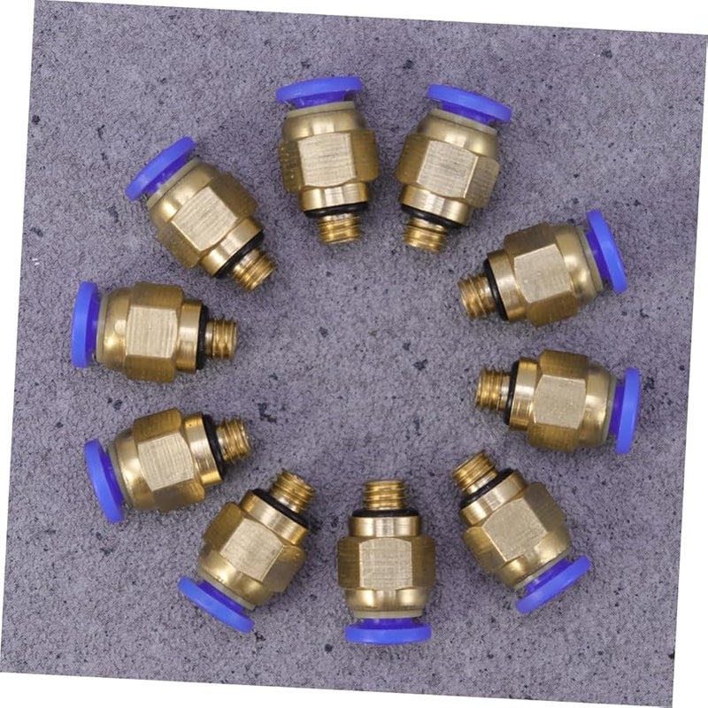 20 Pcs M10 Straight Pneumatic Fitting Quick Connect for 3D Printer Extruder - Image 5