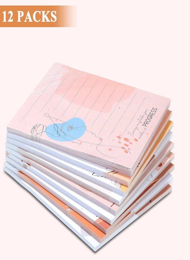 Chinco 12 Pieces Appreciation Sticky Notes 3 x 4 Inch Fun Motivational Inspirational Positive Modern Cute Encouragement to Do List Notepad for Shopping List Study Planner 30 Sheets Each (Elegant Style) - Image 4