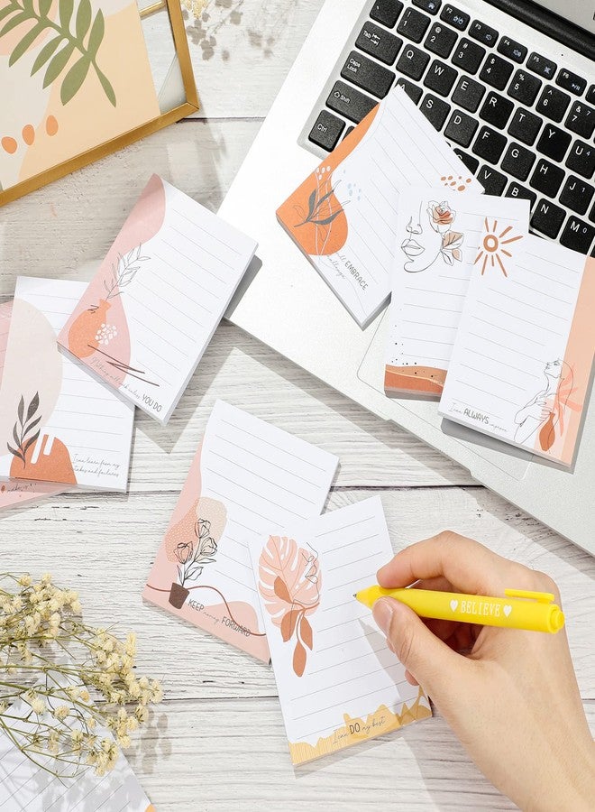 Chinco 12 Pieces Appreciation Sticky Notes 3 x 4 Inch Fun Motivational Inspirational Positive Modern Cute Encouragement to Do List Notepad for Shopping List Study Planner 30 Sheets Each (Elegant Style) - Image 5