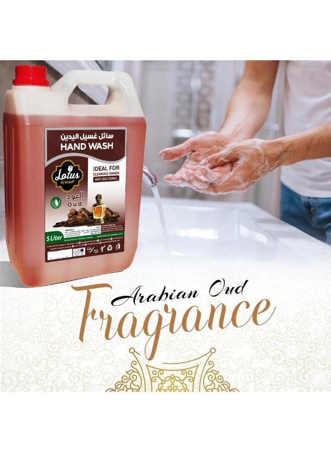 Lotus Power & Fresh Anti Bacterial Hand Wash Oud Fragrance 5 L  - Image 5