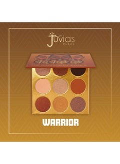 Juvia's Place Palette The Warrior - Warm Golds, Browns & Bronzes, Shades of 9, Warm and Neutral Palette, Pigmented Makeup Palette Eye Color & Shine  - Image 5