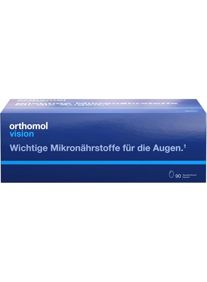 أورثومول فيجن (Orthomol Vision) – 90 كبسولة مكمل غذائي لدعم صحة العين والرؤية - Image 1