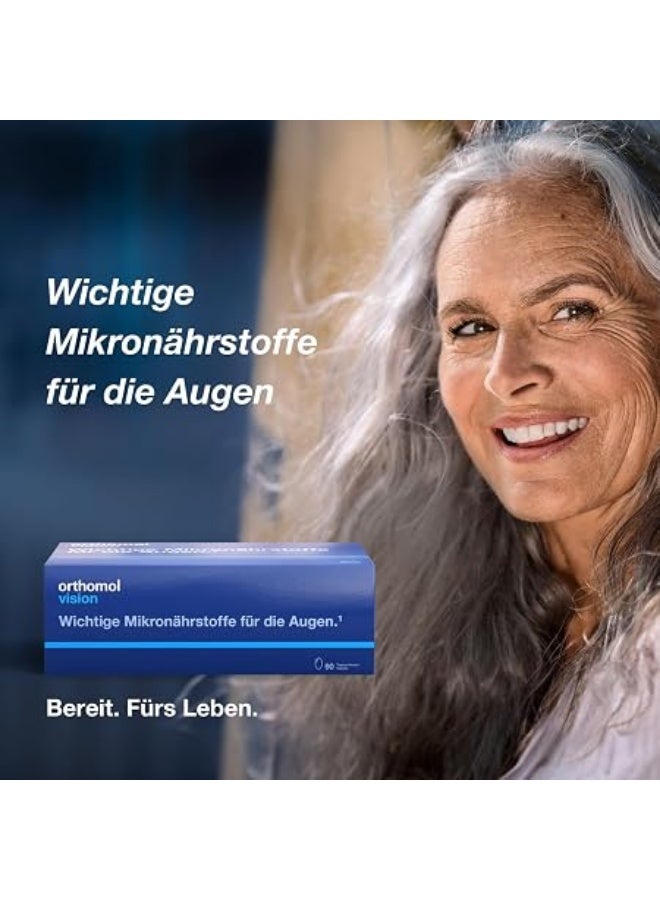 أورثومول فيجن (Orthomol Vision) – 90 كبسولة مكمل غذائي لدعم صحة العين والرؤية - Image 2