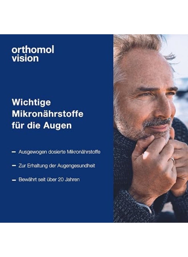 أورثومول فيجن (Orthomol Vision) – 90 كبسولة مكمل غذائي لدعم صحة العين والرؤية - Image 3