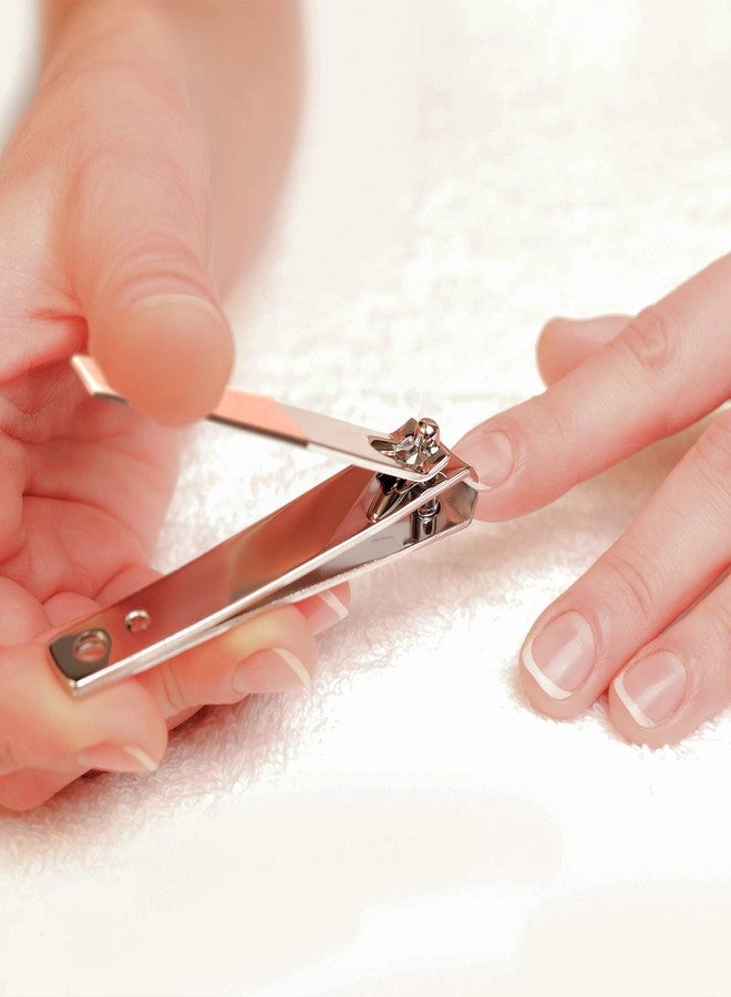 Yaomiao 12 Pieces Nail Clipper Set Stainless Steel Nail Cutter Fingernails and Toenail Clipper Cutter for Women Men (Rose Gold) - Image 5