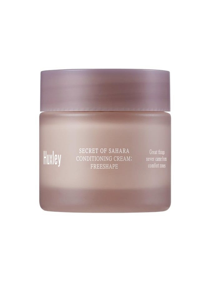 Huxley Secret of Sahara Conditioning Cream; Free Shape 50ml / 1.69 fl.oz, Hydrating Barrier Moisturizer, Korean Moisturizing Cream, Cactus Fermentation Liquid, Ceramide Cream - Image 1