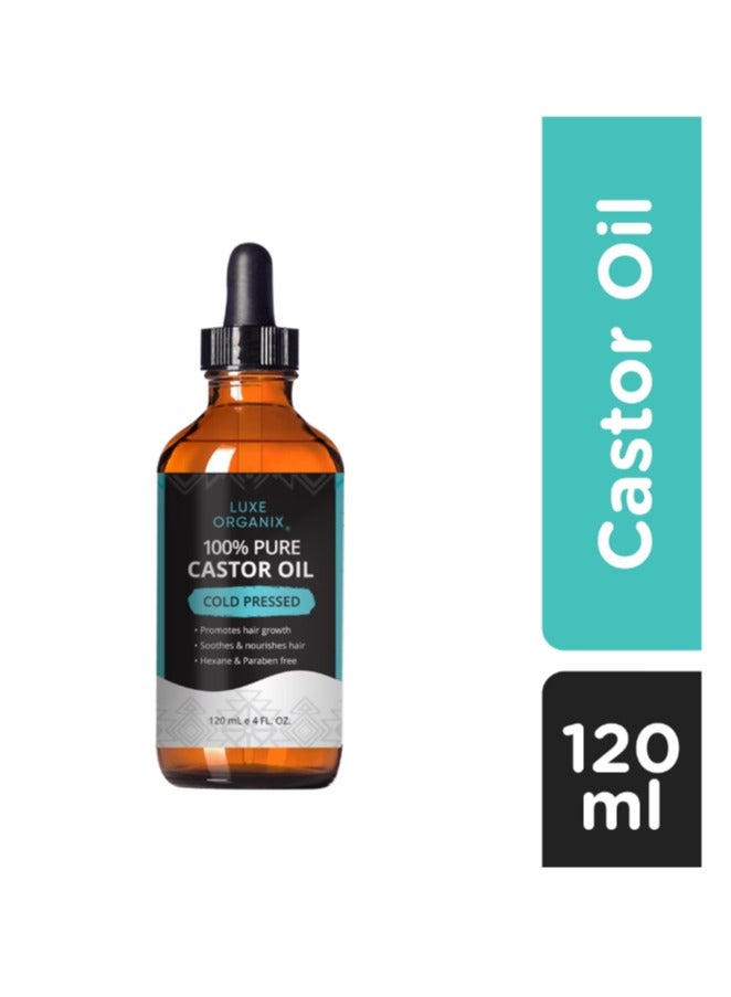 LUXE ORGANIX قطرات زيت الخروع لوكس أورغانيكس 120 مل - Image 2