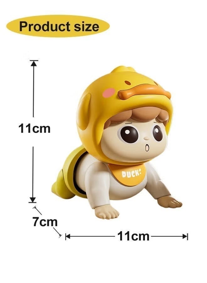 Baby Crawling Toys, Electric Crawling Toy,Infant Tummy Time Toys with Music,Educational Toy for Baby Crawling and Head Lifting,Musical Crawling Toy for Infants 0-18 Months,Early Education Light Up Music Walking Toys,Ideal Gift for Kids - Image 2