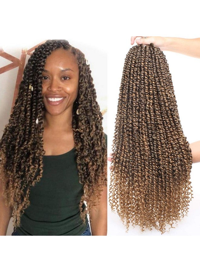 ليفين 8 حزم شعر كروشيه ملتوي مسبقًا 22 بوصة 12 ضفيرة/حزمة شعر بلون متدرج من أجل وصلات شعر بأطراف مجعدة وتضفير العاطفة T27 - Image 1