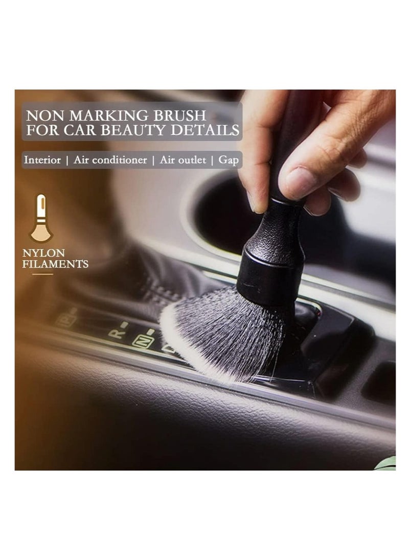 RedMapleTEK 8 Pcs Car Detailing Brush Set, Car Interior Detailing Brushes Auto Ultra-Soft Detail Cleaning Brush Dust Removal Brushes Tool for Cleaning Wheels, Engine, Car Interior, Ventilation Slots  - Image 4