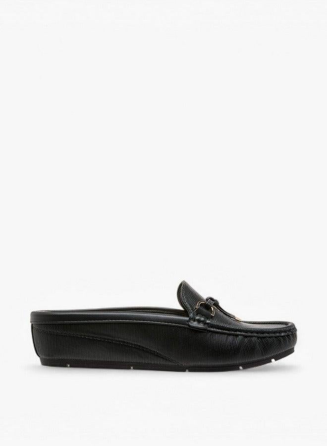 Flora Bella By Shoexpress Textured Slip-On Mules - Image 2