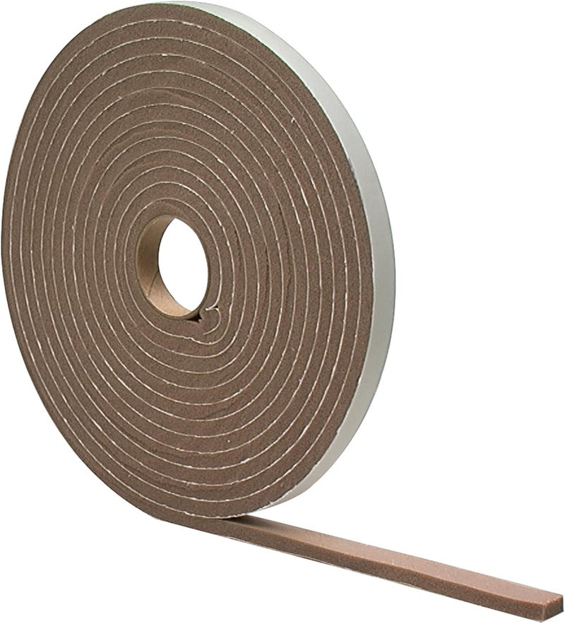M-D Building Products Closed-Cell Weather-strip, 1/2 In W X 17 Ft L X 1/4 In T, Brown - Image 5