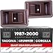 T1A Interior Front Rear Driver Passenger Door Handle Set Compatible with 19952000 Toyota Tacoma 8995 4Runner 8892 Corolla Geo Prizm 8995 Pickup Brown OEM 6920604010B 6920504010B - Image 2