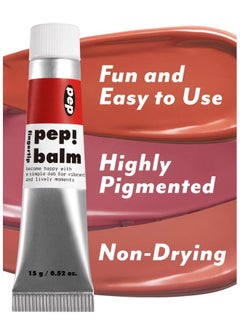 I'M MEME Lip and Cheek Tint - PepBalm 004 Corner | Wtih Shea Butter, Gift, Liquid Blush, Travel-Friendly, Highly Pigmented, Non-Drying, Sheer Balm Gross Tint Contour, Blurring Gel Serum, 0.52 Oz  - Image 2