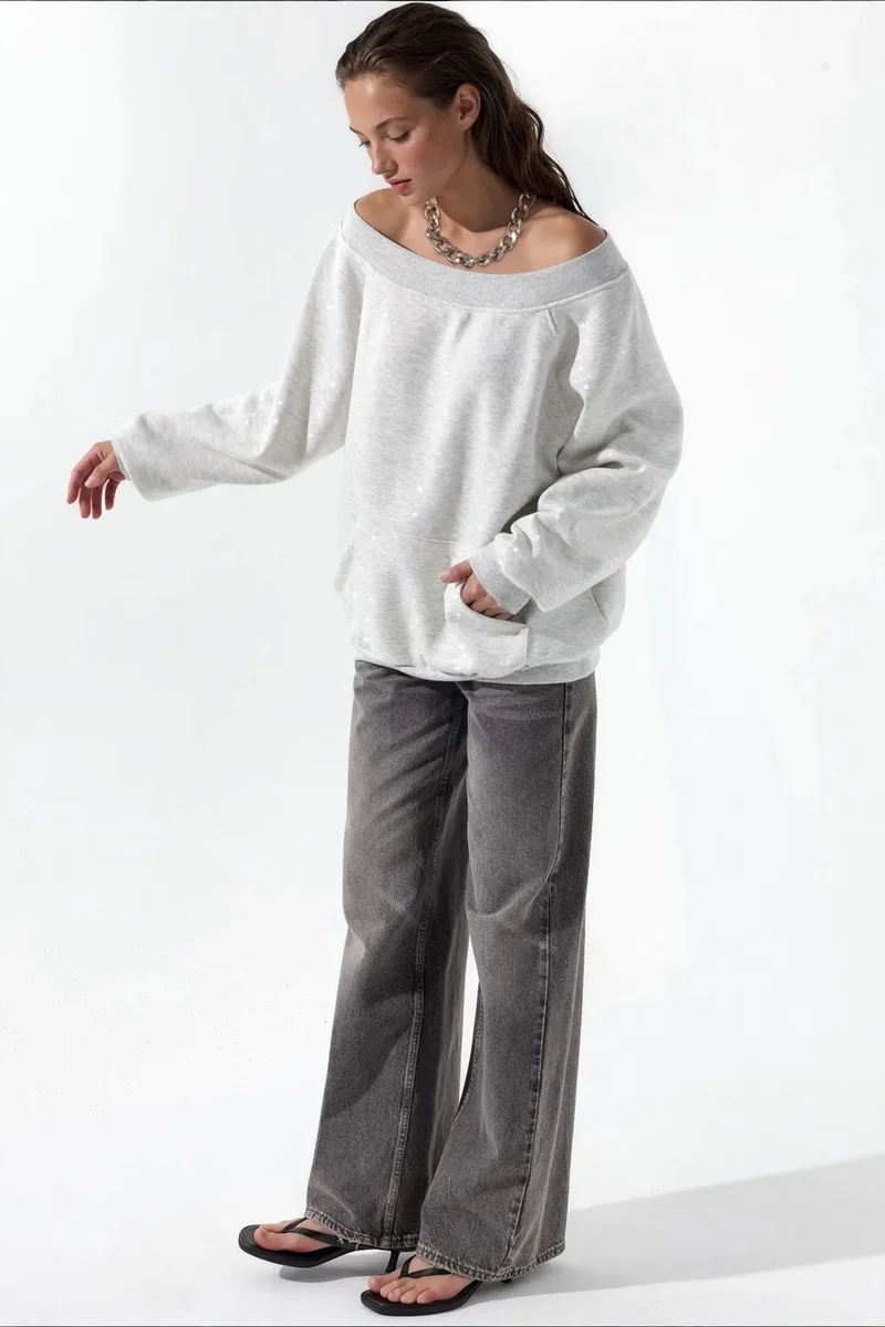 Busem BUSEM Women's Cotton-Blend Sweatshirt