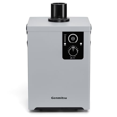 Genmitsu MD13 Smoke Purifier for Genmitsu L8, Fume Extractor with Four Layer Filtration 99.97% Purification Rate, LED Interface Function, Portable Wheels Smoke Absorber for Soldering Stations - Image 1