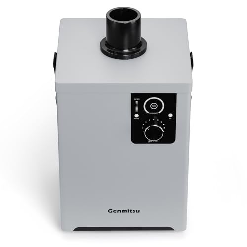 Genmitsu MD13 Smoke Purifier for Genmitsu L8, Fume Extractor with Four Layer Filtration 99.97% Purification Rate, LED Interface Function, Portable Wheels Smoke Absorber for Soldering Stations - Image 5
