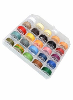 KASTWAVE Waxed Cotton Cord Thread Woven Rope Beading String Hand Stitching Cord Sewing Line Braided Rope Wax Rope Polyester for DIY Crafts Jewelry Macrame 25 Colors 0.55mm  - Image 1