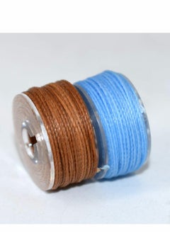 KASTWAVE Waxed Cotton Cord Thread Woven Rope Beading String Hand Stitching Cord Sewing Line Braided Rope Wax Rope Polyester for DIY Crafts Jewelry Macrame 25 Colors 0.55mm  - Image 4