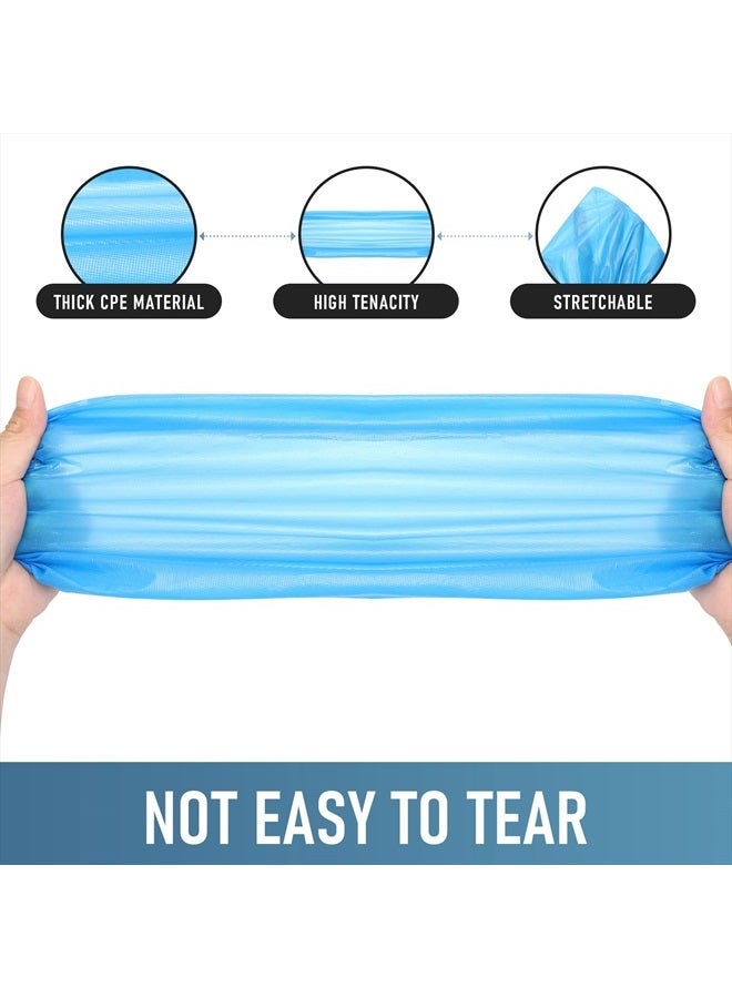 Buself Shoe Covers Disposable Non Slip for Indoors Pack of 200 (100 pairs) Recyclable Shoe Booties Waterproof Shoe & Boot Covers Durable Shoe Protectors Covers One Size Fits Most Blue - Image 2