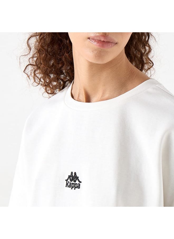 Kappa - Kappa Logo Print Crew Neck T-shirt with Short Sleeves - Image 1