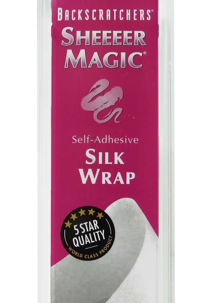 Backscratchers Extreme Sheeeer Magic Silk Wrap - Self-Adhesive Nail Repair Strips, 2 Count - Image 1