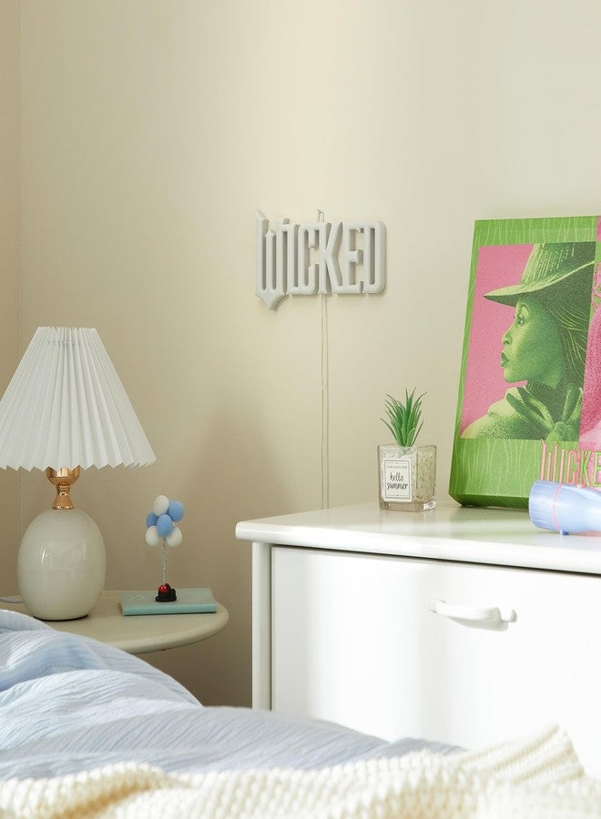 Idea Nuova Wicked the Movie Neon LED Hanging Wall Art, Decorative Lighting for Kids Bedroom & Playroom Wall Décor, 4.4” x 8.94” - Image 5