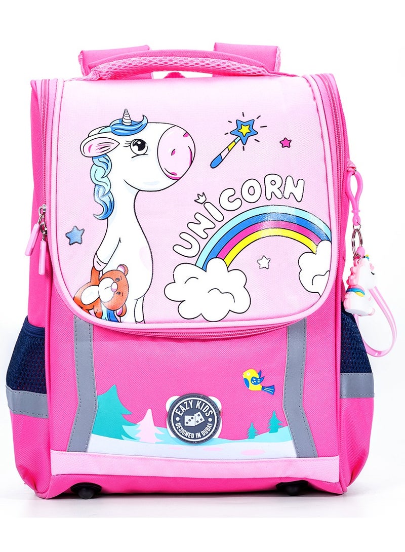Eazy Kids School Bag Unicorn - Princess Pink - Image 1