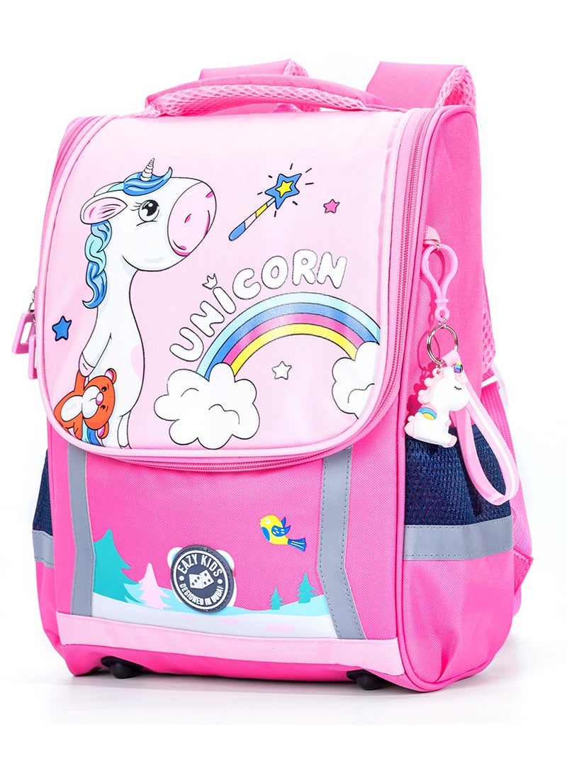 Eazy Kids School Bag Unicorn - Princess Pink - Image 2