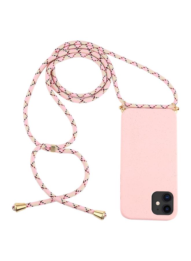 زبون جراب لهاتف iPhone 12 mini جراب واقٍ من مادة TPU القمحية مع حبل - Image 1