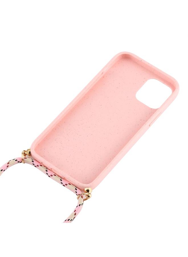 زبون جراب لهاتف iPhone 12 mini جراب واقٍ من مادة TPU القمحية مع حبل - Image 4