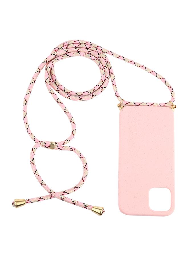 زبون جراب لهاتف iPhone 12 mini جراب واقٍ من مادة TPU القمحية مع حبل - Image 2