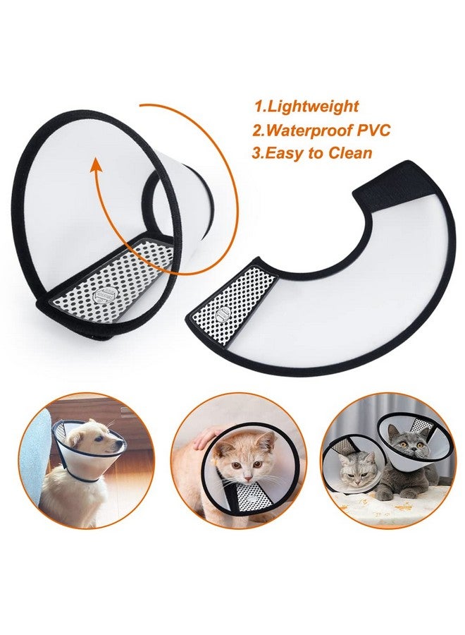 Vivifying Cat Cone, Adjustable Recovery Pet Cone, Lightweight Plastic Elizabethan Collar for Large Cats and Small Size Dogs - Image 5