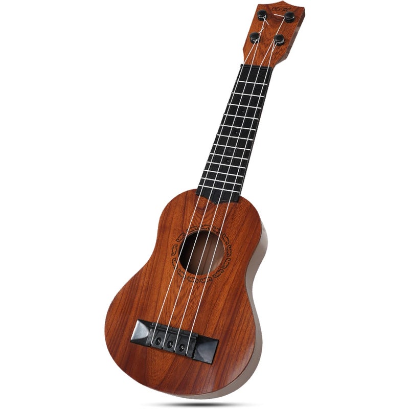Raimy 17in Kids Ukulele Guitar  4 Strings Mini Guitar Children Musical Instruments Educational Toys with Picks for Toddler Kids Boys Girls Beginner Mahogany - Image 4
