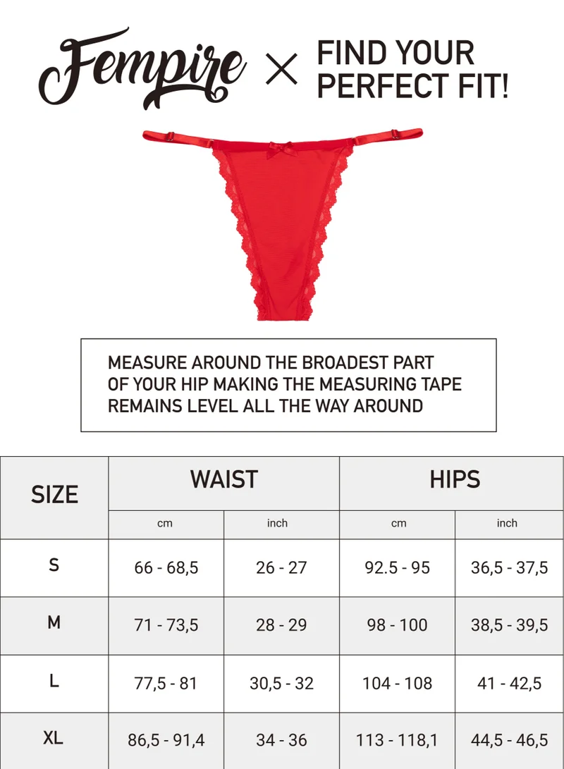 Fempire Fempire Womens Lace Thongs - Cheeky Underwear, Seamless T Back Low Waist See Through Panties, Ladies Stretchy Smart Panties, Pack of 3