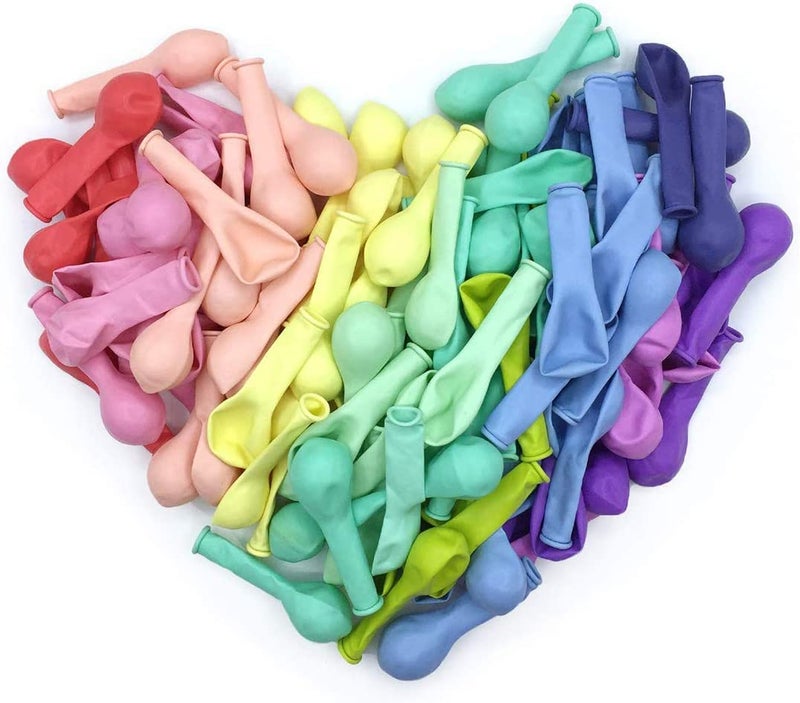 atorakushon Assorted Rainbow Colour Pastel Latex Party Balloons 10''Inches Pack of 120 For Home Decoration Happy Birthday Party Supplies Wedding Anniversary Baby Shower Office Party Purpose - Image 3