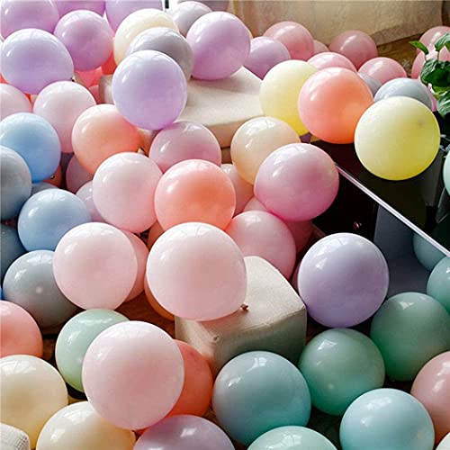 atorakushon Assorted Rainbow Colour Pastel Latex Party Balloons 10''Inches Pack of 120 For Home Decoration Happy Birthday Party Supplies Wedding Anniversary Baby Shower Office Party Purpose - Image 2