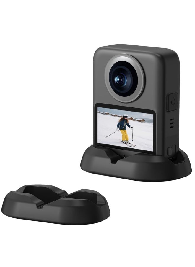 سطح المكتب الوقوف لـ DJI Osmo 360 ، كاميرا عرض قوس السيليكون قاعدة غير انزلاق حامل واقي ثابت سطح المكتب مستقيم جبل استقرار دعم الملحقات - Image 1