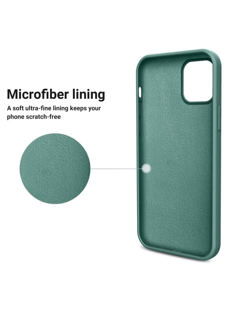 DUSALA iPhone 12 Pro Max Case, Liquid Silicone Phone Case for iPhone 12 Pro Max 6.7 Inch, Colorful Silky-Soft Protective Cover (Green) - Image 4