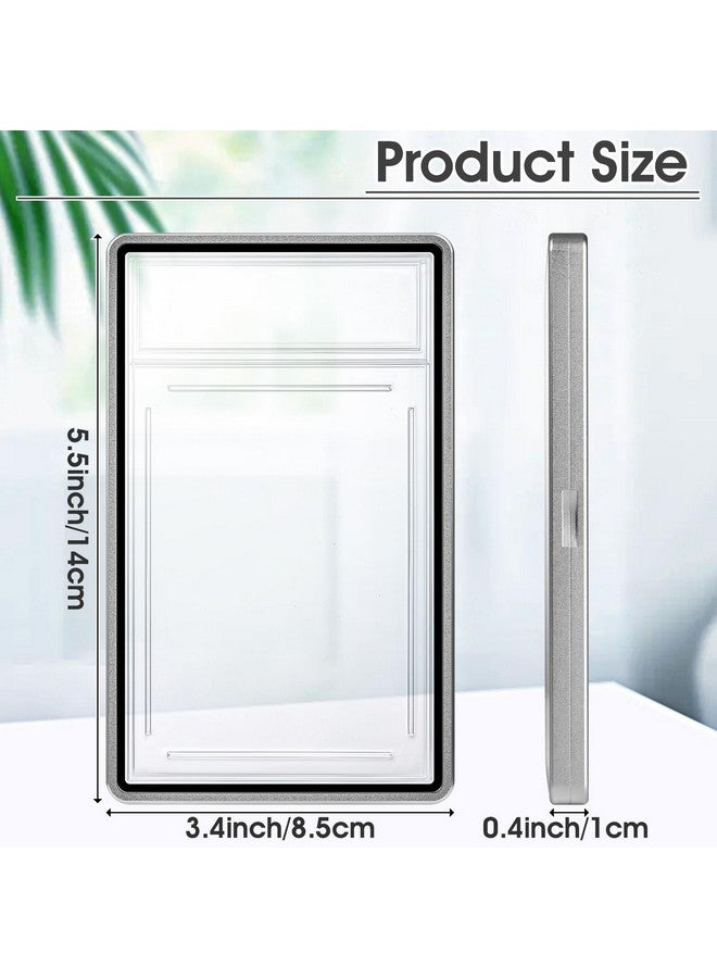 DEDC PSA Slab Case - 2 Pcs, Magnetic Metal Graded Card Protector for PSA/CGC/BGS/CSG Slab, Card Display and Guard, Graded Card Slab Holder, Slab Bumper with U-V Protection for Baseball Football Gaming Sports Cards - Image 2
