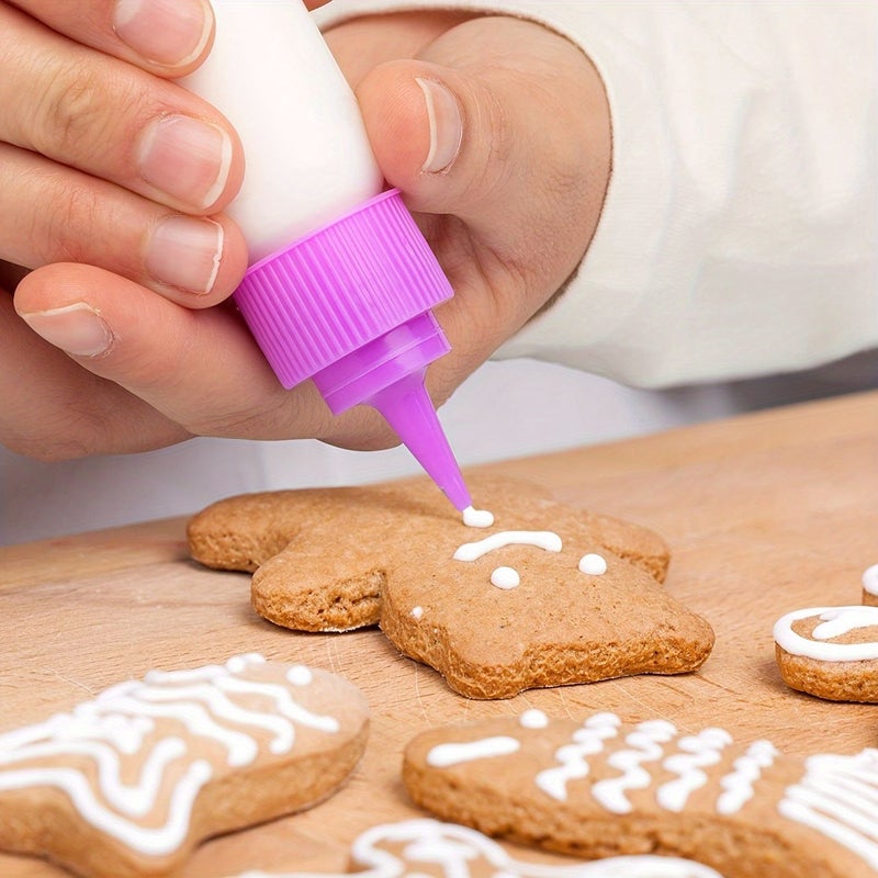 6 Pieces 2.03oz Assorted Squeeze Applicator Bottles Set - Image 4