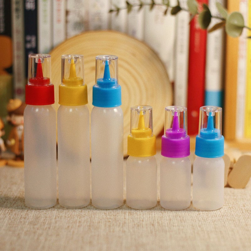 6 Pieces 2.03oz Assorted Squeeze Applicator Bottles Set - Image 2
